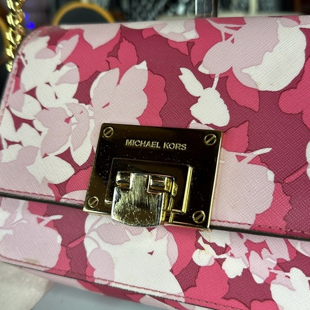Michael Kors Mini Floral Crossbody - Picture 3 of 8